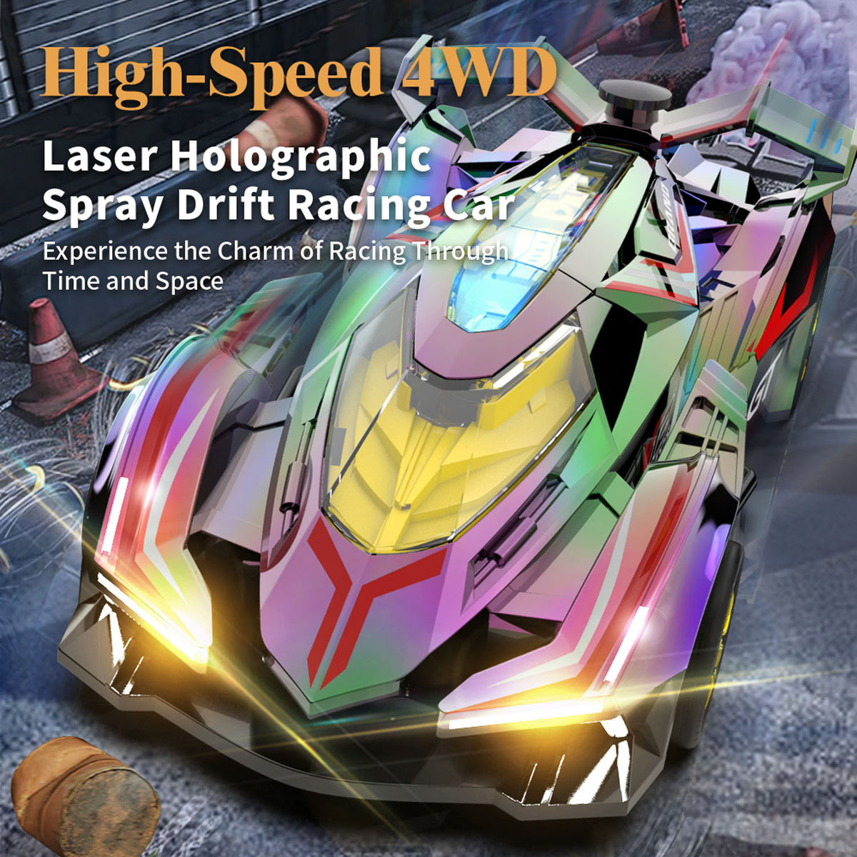 TOUCAN RC HOBBY 1/24 JJRC Q219 2.4G RC Racing Vehicle Lights Spray Drift Car RTR Toys All Wheel Drive Remote Control High Speed Model Battery