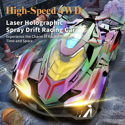 TOUCAN RC HOBBY 1/24 JJRC Q219 2.4G RC Racing Vehicle Lights Spray Drift Car RTR Toys All Wheel Drive Remote Control High Speed Model Battery
