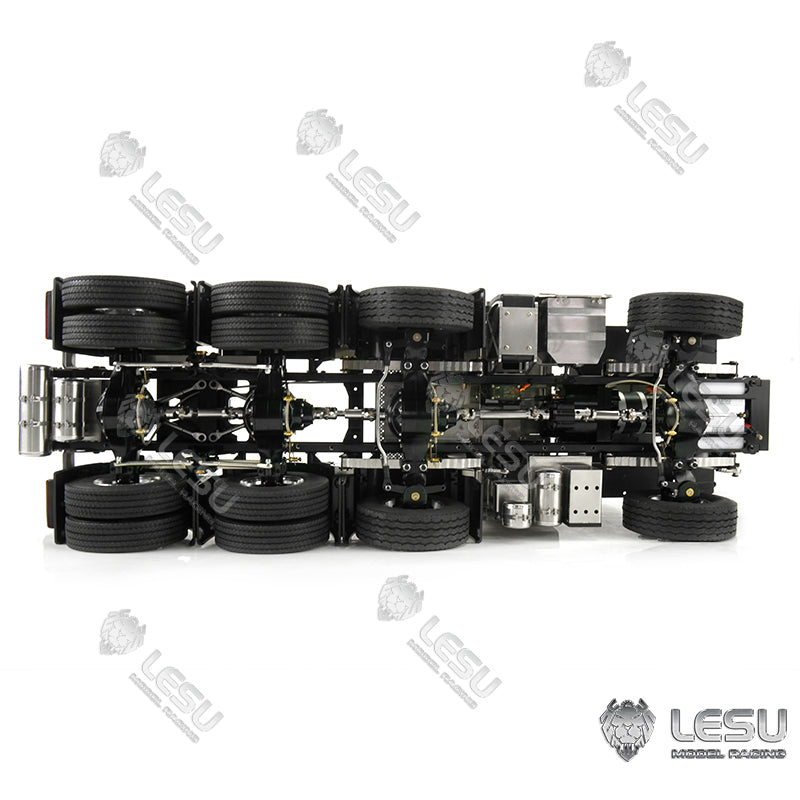 LESU 1/14 Metal 6x6/8x8 Chassis with 2 Speed Transmission for TAMIYA FH16 RC Tractor Truck Suitable to Modification Enthusiasts