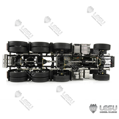 LESU 1/14 Metal 6x6/8x8 Chassis with 2 Speed Transmission for TAMIYA FH16 RC Tractor Truck Suitable to Modification Enthusiasts