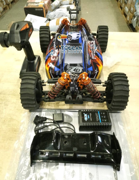 Second Hand Fast Free Shipping for EU ZD Racing 1:8 High Speed RC Off Road Car 100KM/H 9020 V3 4*4 Wireless Control Buggy 08421 Oil Filled Metal Shocks Transmitter