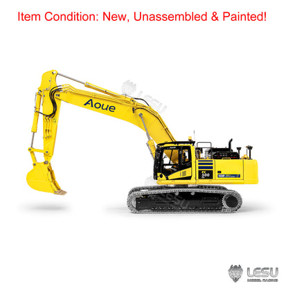 LESU Aoue PC500 1/14 Metal RC Hydraulic Tracked Excavator B0019 KIT 7Ways Valve Digger 3-4MPA Pump Light DIY Model