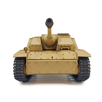 Plastic Henglong 1/16 7.0 Mainboard German Stug III RTR RC Tank Model 3868 BB IR Steel Gearbox 1800MAH Battery Radio Sound Light