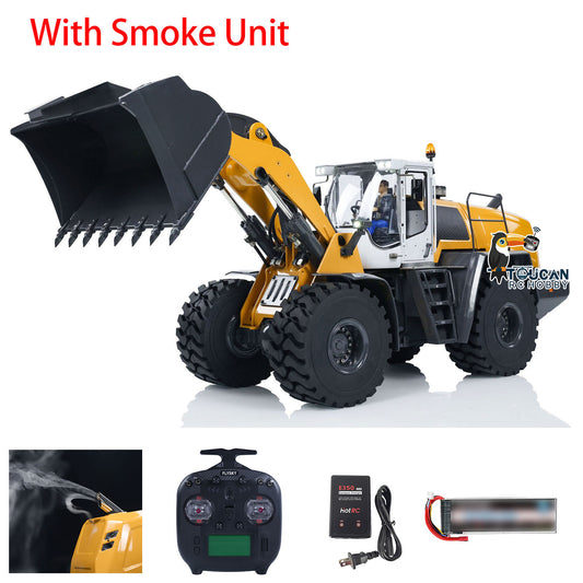 Fast Free Shipping XDRC 580 1/14 Metal RC Hydraulic Loader RTR Engineering Vehicles Smoke Lights