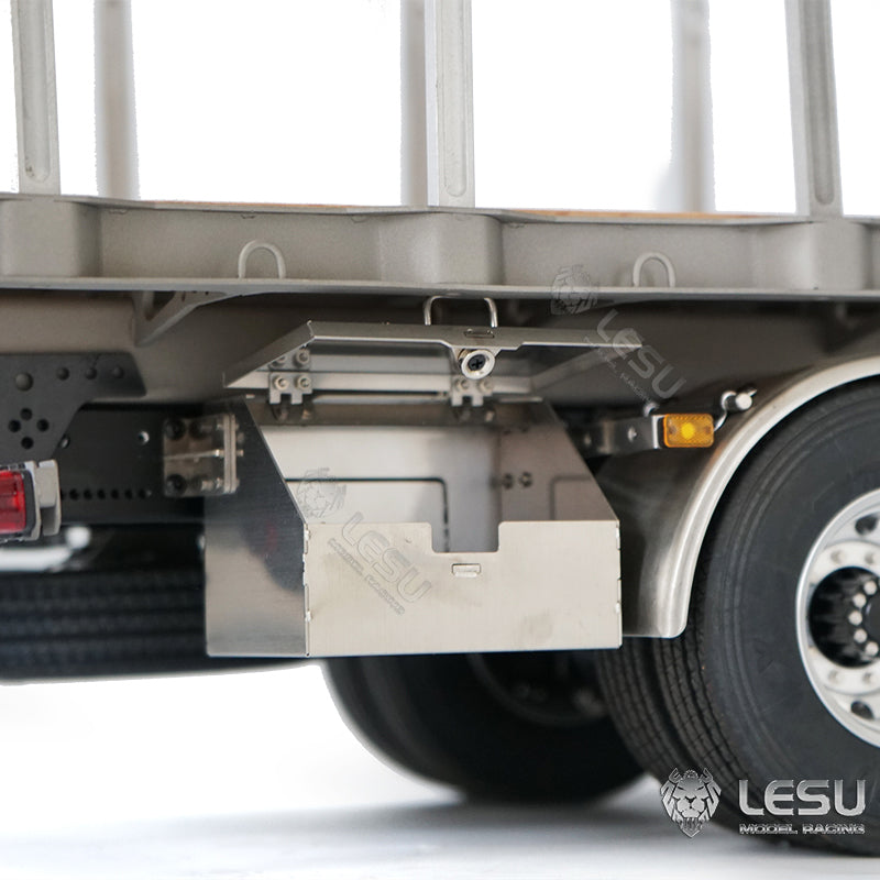 2Speed LESU 1/14 RC Flatbed Timber Truck VM FE Remote Control Lorry Car 6x4 Metal Chassis RWD Model Vehicle Light Sound Motor