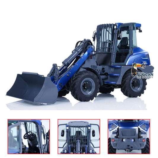 1:14 LESU Metal RC Hydraulic Loader AOUE MCL8 Remote Control Engineer Vehicles Simulation Car Electric Models Optional Versions