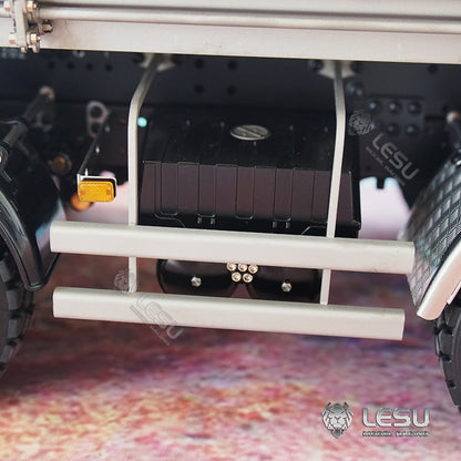 In Stock LESU 1/14 Scale 8*8 Metal Chassis TGS Hydraulic Dumper Truck Construction Vehicle Light Sound System Motor ESC