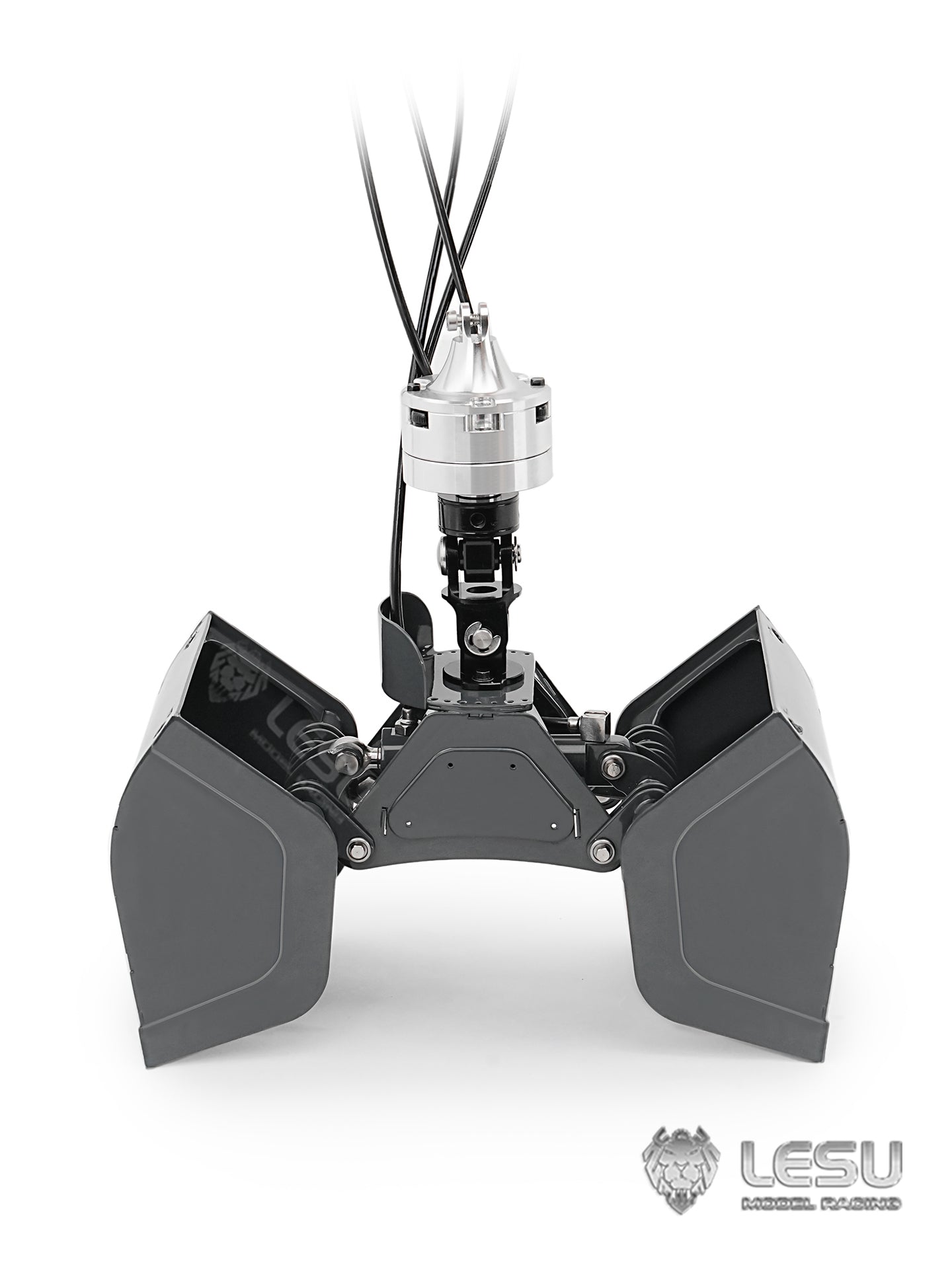 270?? Rotating LESU Metal Clamshell Bucket for DIY 1/14 RC Hydraulic Crane of Excavator Dumper Remote Control Tractor Truck