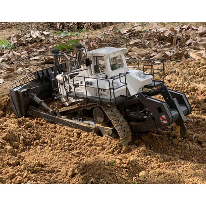 1/14 Remote Control Hydraulic Bulldozer LR776 VAY 776 Metal RC Dozer 5CH Valve Construction Vehicle Model Radio Light Sound