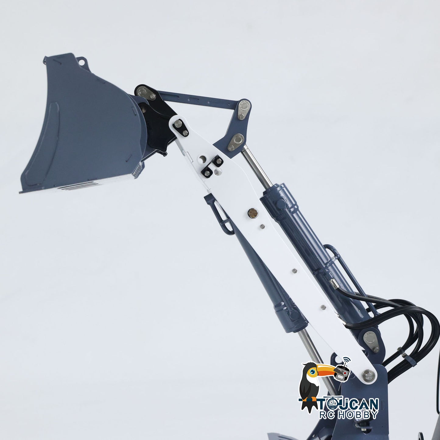LESU AOUE MCL8 1/14 4X4 Metal Hydraulic RC Wheel Loader A0015 RTR Towing Hook I6S Radio Controller 4 Ways Valve Rear Axle Differential Lock Sound Light System