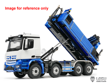 TOUCAN RC HOBBY LESU Z0108 1/14 RC Hydraulic Roll On off Dumper Truck Crane Unassembled Plastic Cabin Metal 8x8 Chassis Tipper Axles Lock 2+7CH Valve