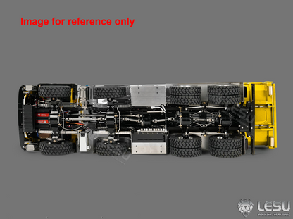 LIMITED-TIME SALE IN Stock LESU Z0090 1/14 8x8 Metal Hydraulic RC Roll On Off Truck Telescopic Hooklift Dumper with TGS Cabin 5CH Valve 3 Speed Transmission Sound Light