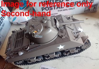 Fast Free Shipping Second Hand US Stock Mato 100% Metal 1/16 Scale Army Green M4A3 Sherman Infrared Ver RTR RC Tank 1230
