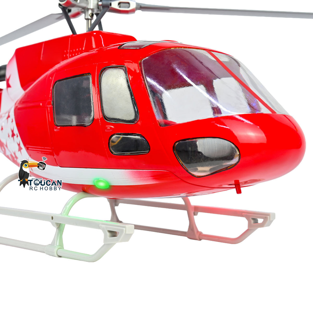 TOUCAN RC HOBBY FLYWING AS350 Remote Control Helicopter RC Aircraft Model One Click Return Brushless Motor RTF Flysky I6S Radio Battery Charger