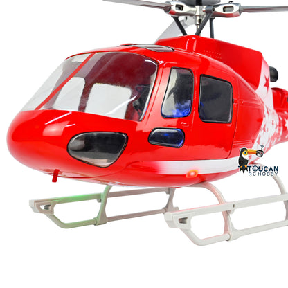 TOUCAN RC HOBBY FLYWING AS350 Remote Control Helicopter RC Aircraft Model One Click Return Brushless Motor RTF Flysky I6S Radio Battery Charger