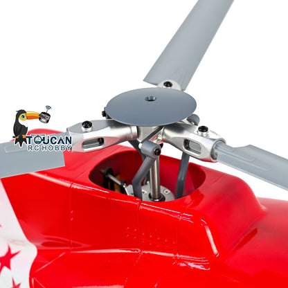 TOUCAN RC HOBBY FLYWING AS350 Remote Control Helicopter RC Aircraft Model One Click Return Brushless Motor RTF Flysky I6S Radio Battery Charger