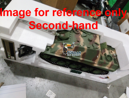 Fast Free Shipping Second Hand US Stock 2.4G Henglong 1/16 Scale 7.0 Plastic Ver Jadpanther RTR RC Tank Model 3869