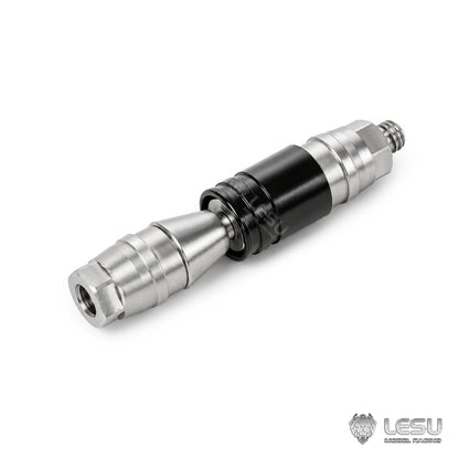 TOUCAN RC HOBBY LESU 1/14 Metal Quick Release Coupler Connector M3 External/Internal Thread DIY Parts Fitting for RC Hydraulic Excavator Loader Model