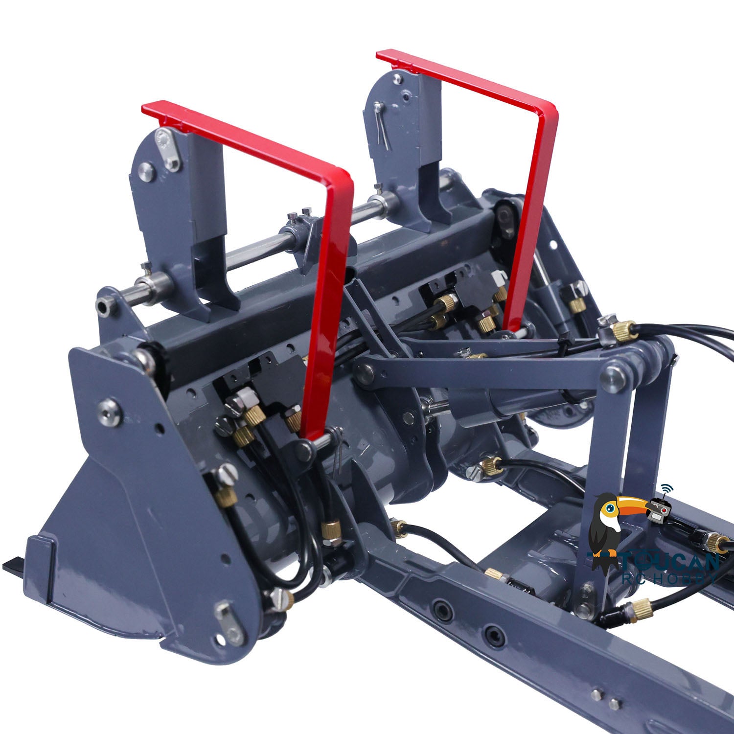 LESU Aoue BL71 1/14 Metal RC Backhoe Loader Excavator A0010 RTR Support Leg Light Sound System