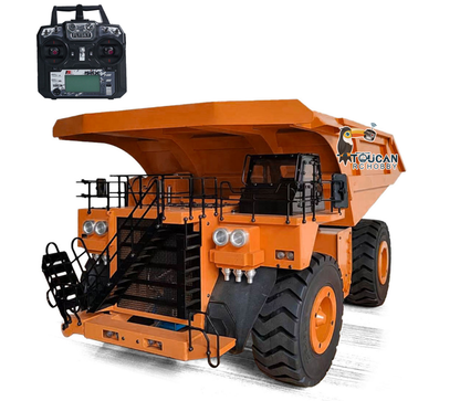 Toucanhobby 793D 1/20 Metal RC Hydraulic Mining Truck FS-i6X Radio Controller Spring Suspension Differential Rear Axle Light Warning Sound for Construction Model Collectors