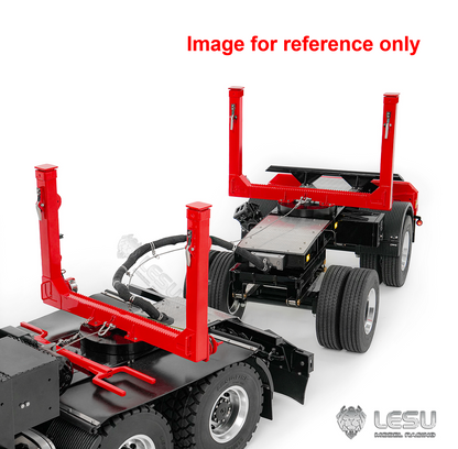New Arrival Deposit LESU A0052 Z0073 1/14 RC Timber Crane Carrier Forestry Transport Vehicle Long Log Trailer with Hydraulic Support Legs