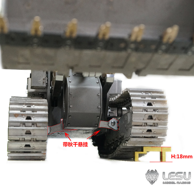 LESU LR636 1/14 Metal Hydraulic RC Wheel Loader Model with Sound Light System for Construction Vehicle Enthusiast Backyard Fun