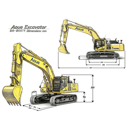 TOUCAN RC HOBBY Flash Sale LESU Aoue PC500 1/14 Metal RC Hydraulic Tracked Excavator PNP/RTR B0019 7Ways Valve 3-4MAP Pump Light System for Construction Vehicle Collectors