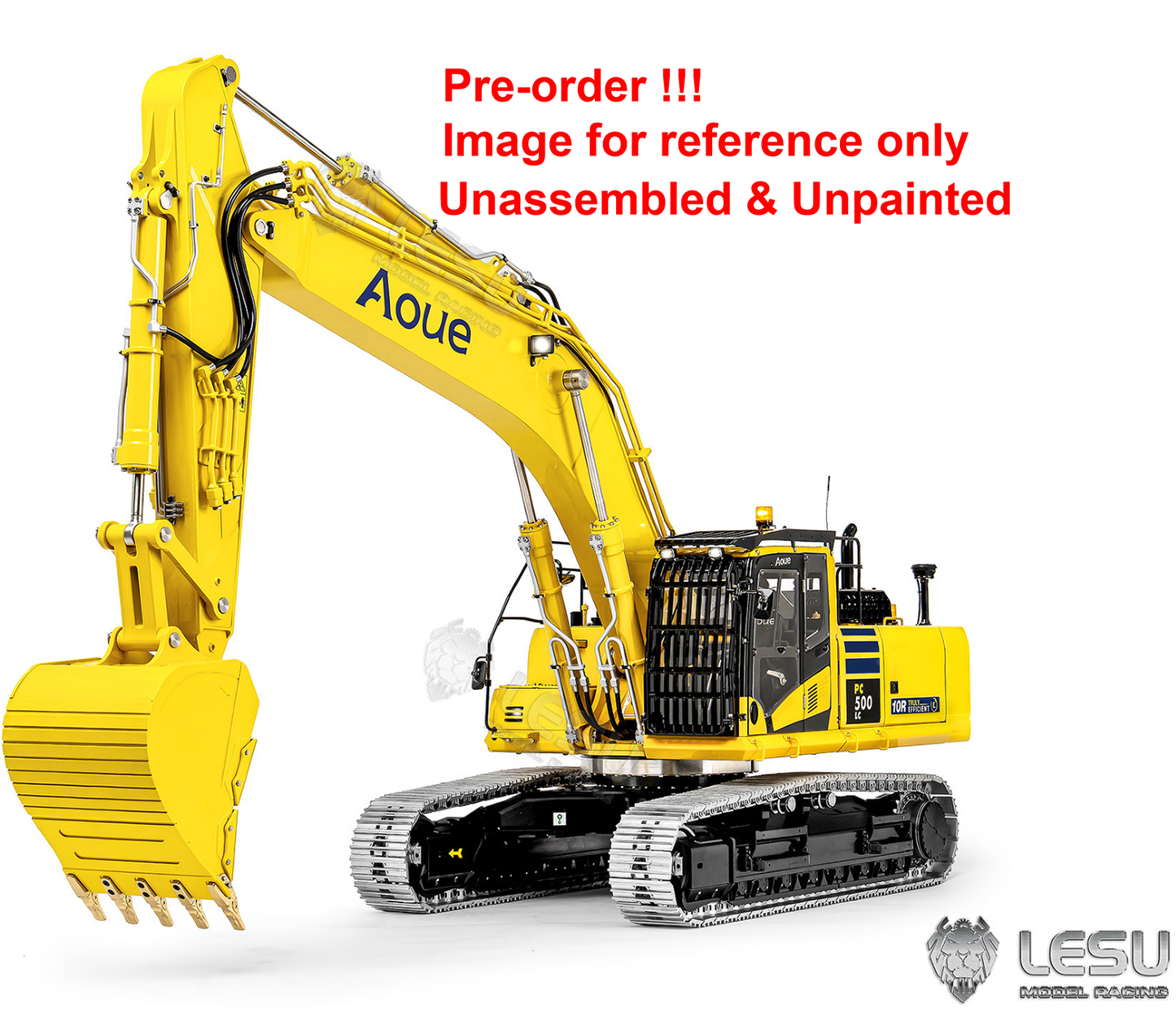 New Pre-Order Deposit LESU PC500 1/14  Hydraulic RC Excavator with 7 Ways Valves 360 Degree Rotation for Model Modification Enthusiast