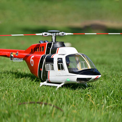 TOUCAN RC HOBBY RC Scale Army Helicopter FLYWING 206 V3 RTF Smart Drone Brushless Motor Painted and Assembled GPS EEP Carrying Case