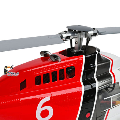 TOUCAN RC HOBBY RC Scale Army Helicopter FLYWING 206 V3 RTF Smart Drone Brushless Motor Painted and Assembled GPS EEP Carrying Case