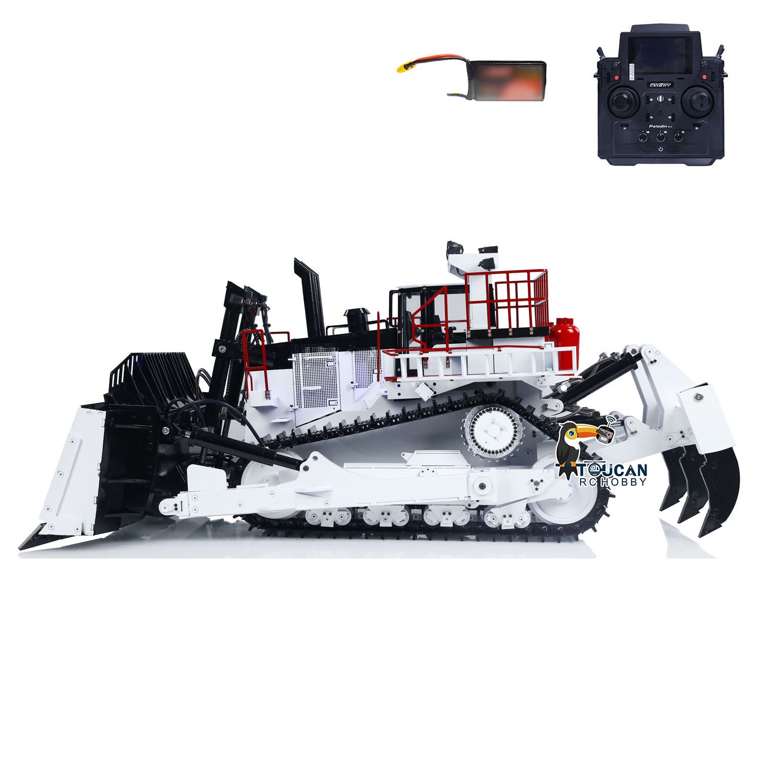 BSModel D11T 1/14 Metal RC Hydraulic Bulldozer RTR 3 Rear Plows