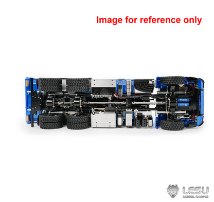LESU Z0100 1/14 6x6 Metal Hydraulic RC Roll Off Dump Truck with Folding Hook Lift 3 Speed Transmission Differential Lock Light Sound