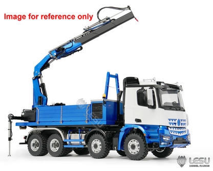 TOUCAN RC HOBBY LESU Z0108 1/14 RC Hydraulic Roll On off Dumper Truck Crane Unassembled Plastic Cabin Metal 8x8 Chassis Tipper Axles Lock 2+7CH Valve