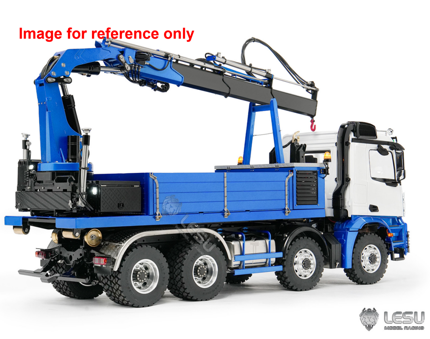 TOUCAN RC HOBBY LESU Z0108 1/14 RC Hydraulic Roll On off Dumper Truck Crane Unassembled Plastic Cabin Metal 8x8 Chassis Tipper Axles Lock 2+7CH Valve