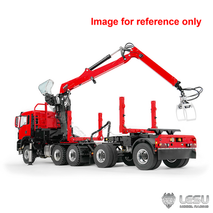 New Arrival Deposit LESU A0052 Z0073 1/14 RC Timber Crane Carrier Forestry Transport Vehicle Long Log Trailer with Hydraulic Support Legs