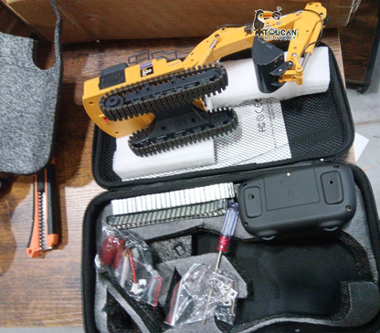 Free Shipping Second Hand US Stock 1/50 RC Digger PC520 Electric Lifting Radio Control Excavator Engineering Vehicle