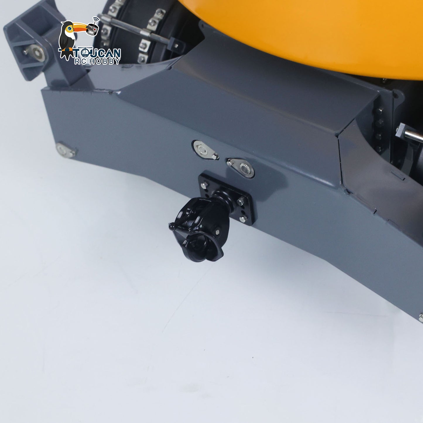 CUTModel LR914 1/14 Metal RC Hydraulic Wheel Excavator RTR 3 Arms 8-Way Valve Digger PL18EV Lite Controller Manual Quick Coupler Light & Sound System Cabin Guard Rail Tail hook for Model Collectors