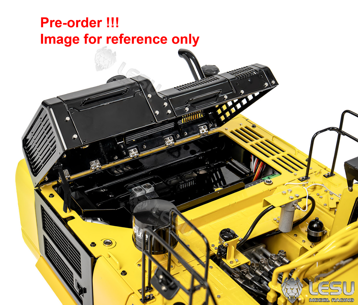 New Pre-Order Deposit LESU 1/14 PC500 Hydraulic RC Excavator with 7 Ways Valves 360 Degree Rotation for Construction Vehicle Enthusiast