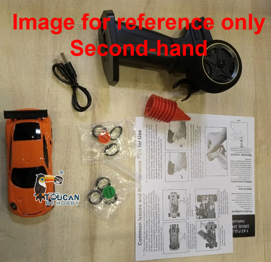 Second Hand Fast Free Shipping for EU Radio Control Mini Drift Race Car Gyro Radio Control 1:43 Toy Traffic Cones