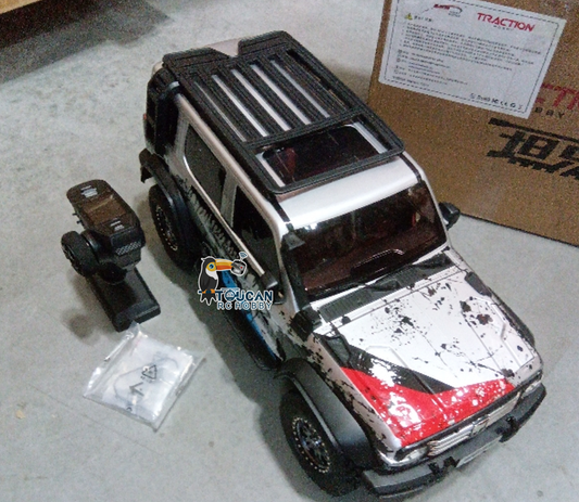 Free Shipping Second Hand US Stock TRACTION HOBBY 1/8 RC Climbing Car Tank 300 Special Edition 4WD Crawler Off Road Vehicle Axle Lock Brushed Motor DDF 350 Radio