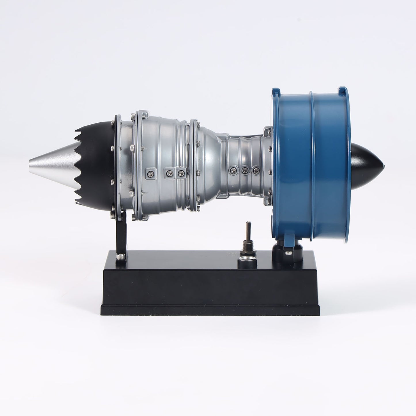 Mini Metal Aero Turbofan Engine DM122 TECHING DIY Electric Model Collectible Decoration DM122 170+ Parts Manual Assembly Kits