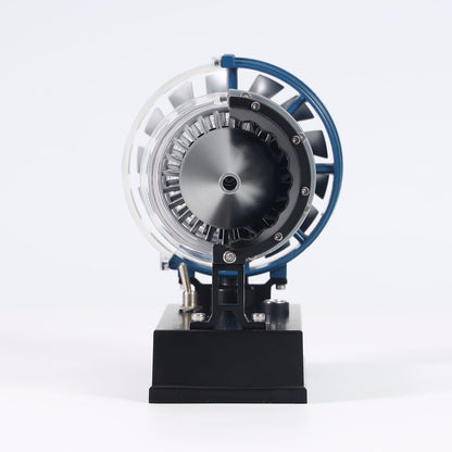 Mini Metal Aero Turbofan Engine DM122 TECHING DIY Electric Model Collectible Decoration DM122 170+ Parts Manual Assembly Kits