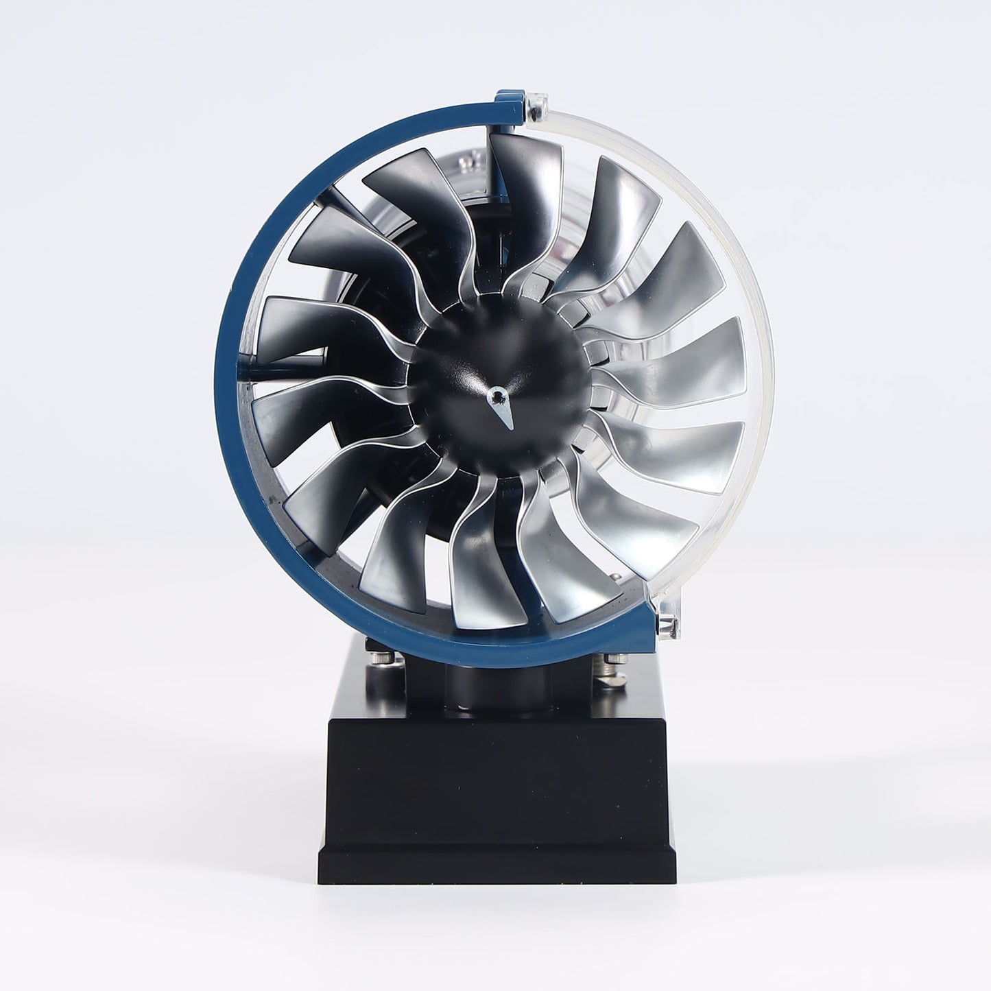 Mini Metal Aero Turbofan Engine DM122 TECHING DIY Electric Model Collectible Decoration DM122 170+ Parts Manual Assembly Kits