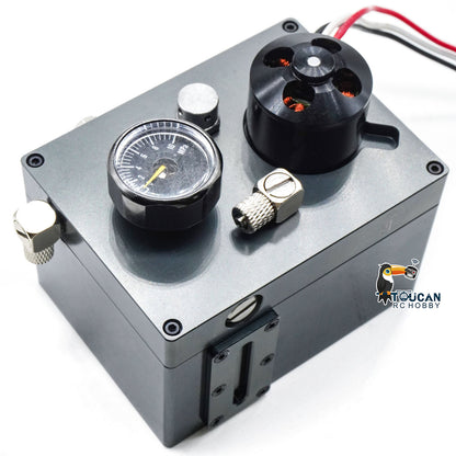Metal Hydraulic Pump 2212 Brushless Motor for 1/12 1/14 RC Excavator Remote Control Loader Car 4x3MM Oil Tube DIY Parts
