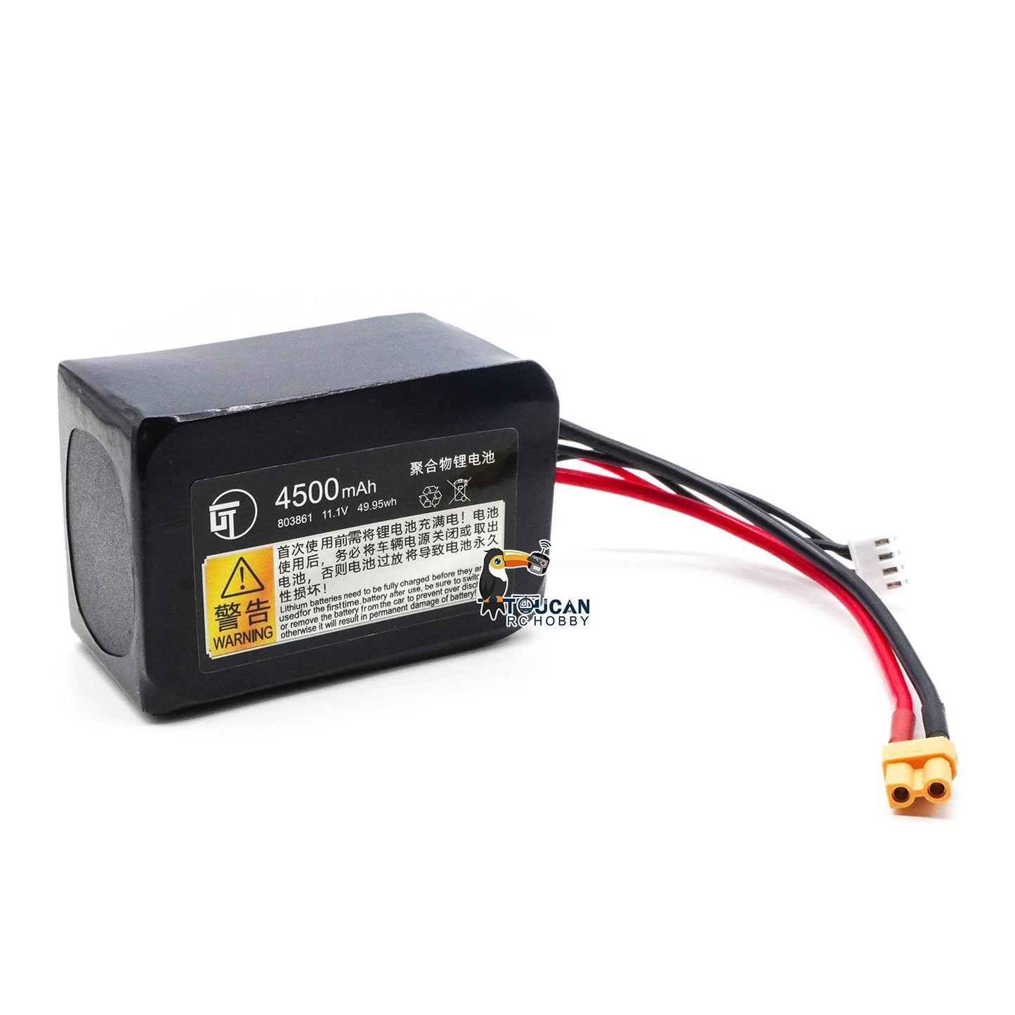 TOUCAN RC HOBBY CUT 4500mAh 11.1V Li-polymer Battery for 1/14 3Arms RC Hydraulic Excavator C914 RC Hydraulic Digger 2Arms LR926 R920 Model