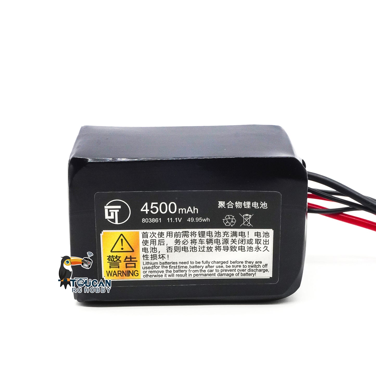 TOUCAN RC HOBBY CUT 4500mAh 11.1V Li-polymer Battery for 1/14 3Arms RC Hydraulic Excavator C914 RC Hydraulic Digger 2Arms LR926 R920 Model