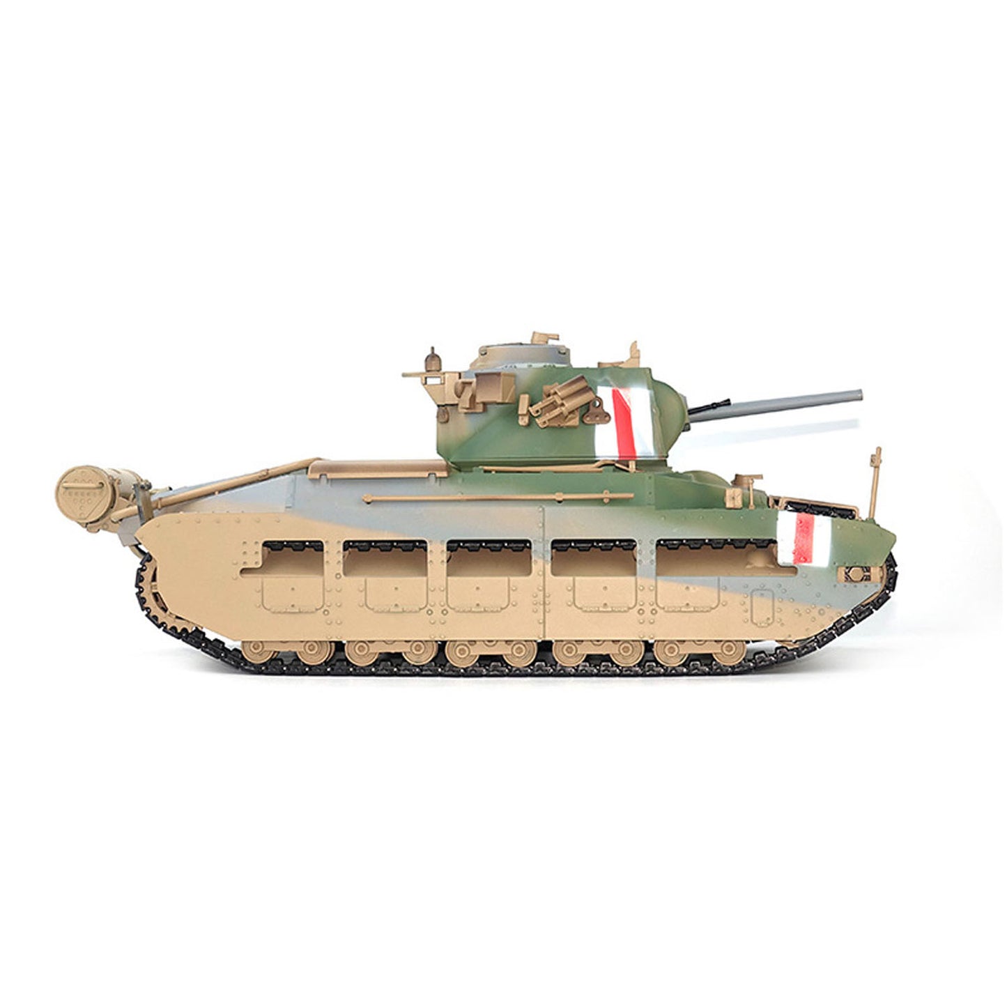 Pre-order 1/16 RC Tank Matilda III IV Tongde IR Turret Rotary 320 Degree Electric Remote Control Military Vehicle Metal Gearbox Road Wheel