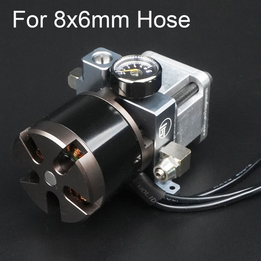 Metal Hydraulic Pump Brushless Motor Pressure Gauge 5048 4020 for 1/12 1/14 RC Construction Vehicles 6x4MM 8x6MM