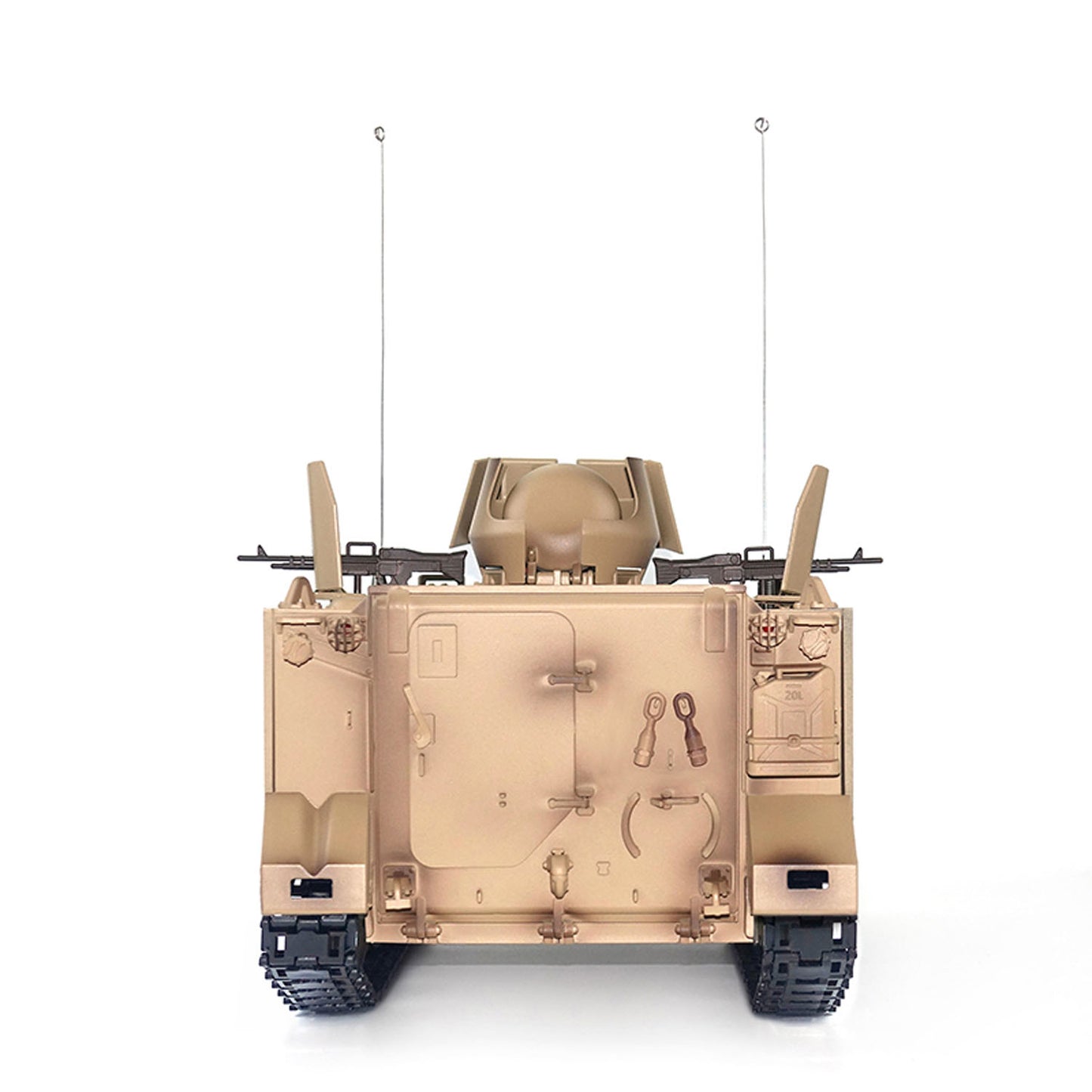 1/16 Tongde RC Tank M2412-B M113A1 ACAV Infrared 360 Turret Rotation Smoking Light Sound Remote Control Electric Model RTR