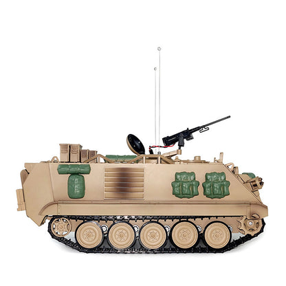 Tongde 1/16 RC Military Tank M2412-C M113A2 APC Turret Rotation 360 Degree Infrared LED Light Sound Remote Control Electric Toy